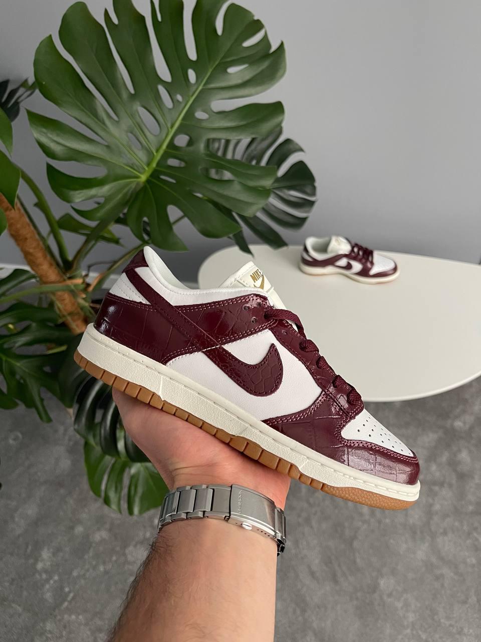 Nike Dunk Low LX Team Red Croc