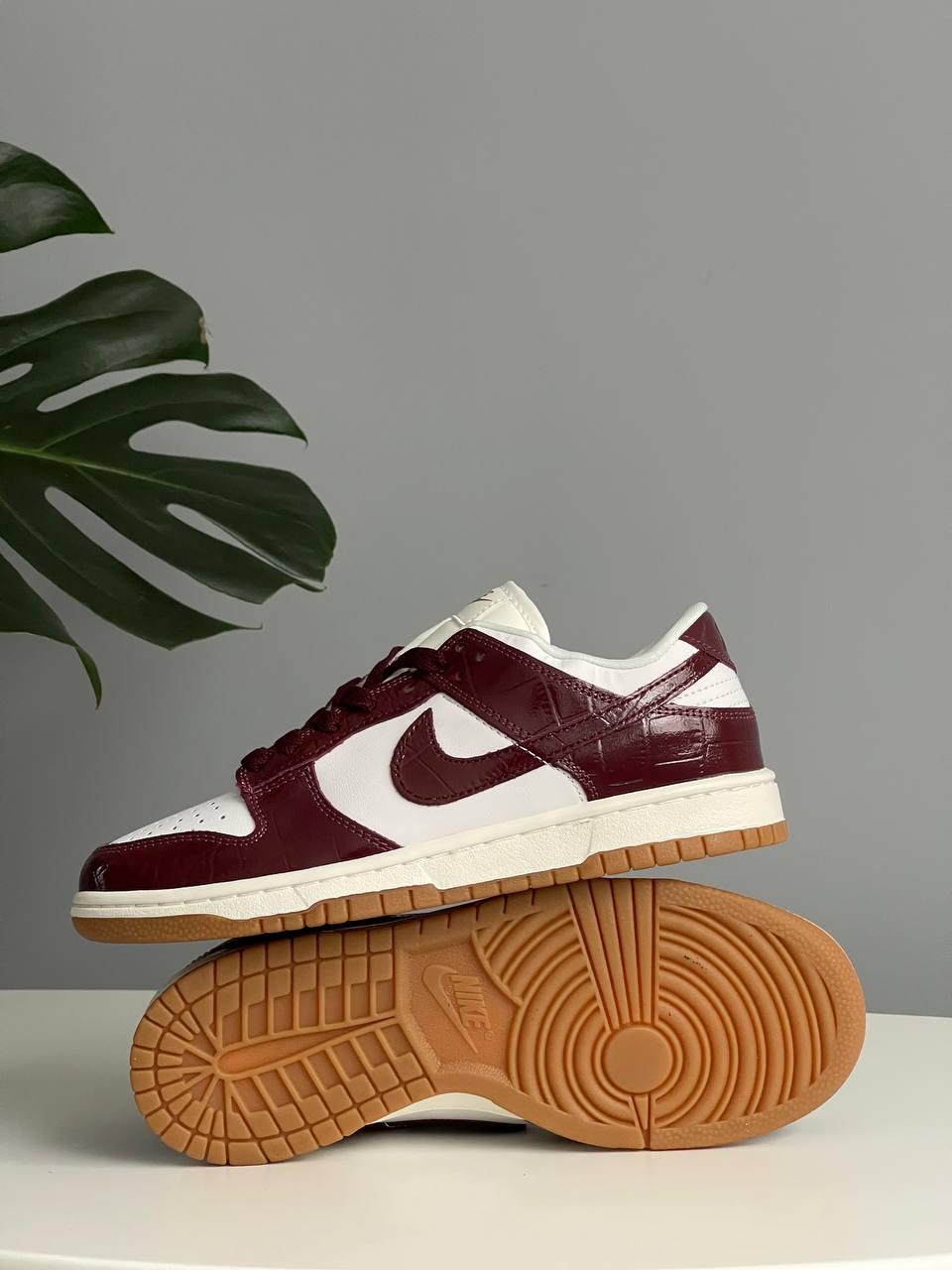 Nike Dunk Low LX Team Red Croc