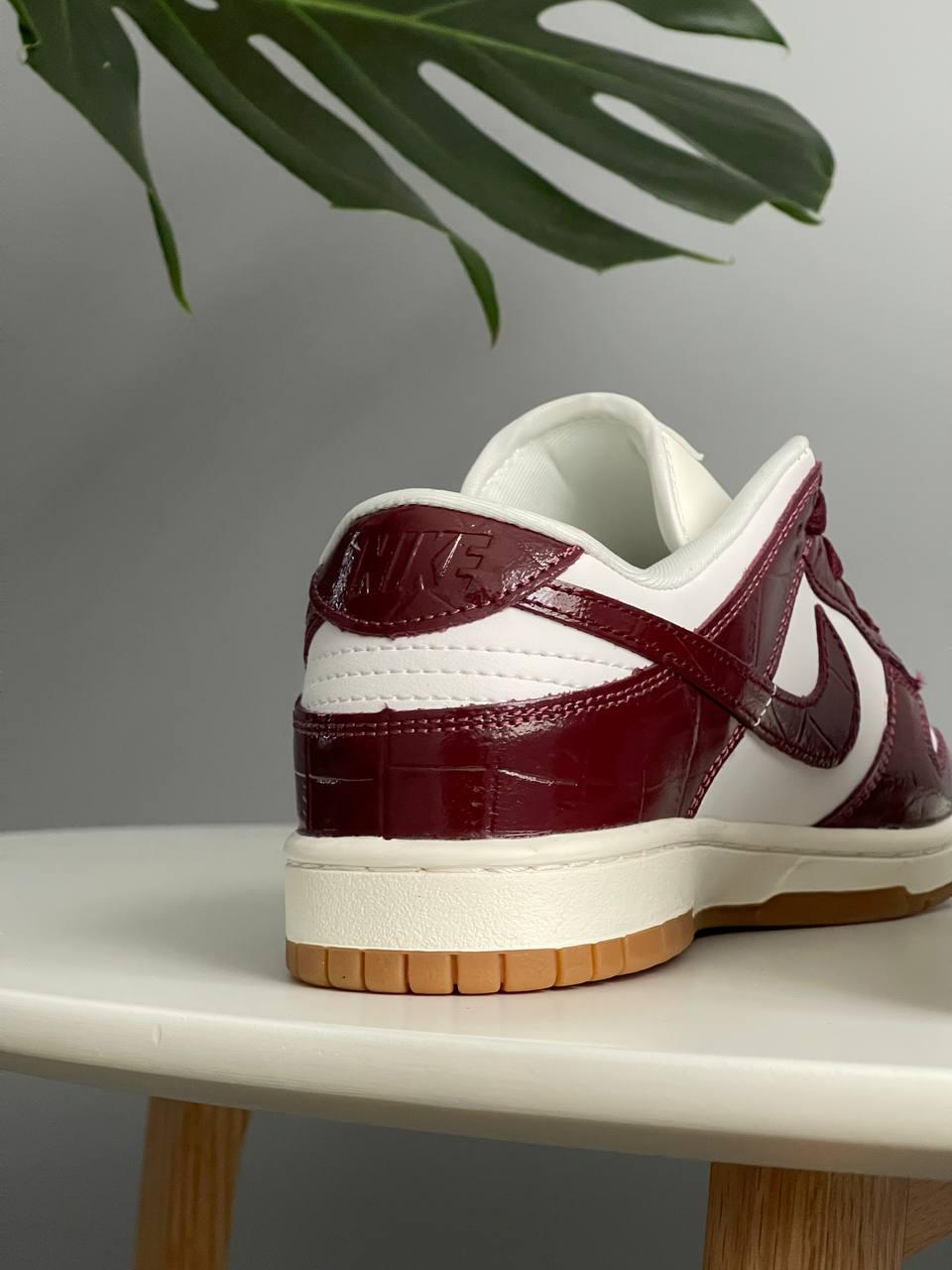 Nike Dunk Low LX Team Red Croc