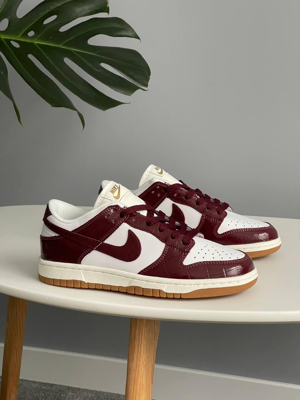 Nike Dunk Low LX Team Red Croc