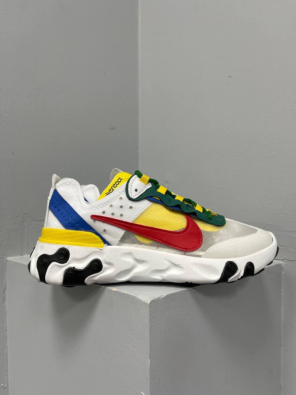 Nike React Element 87 Yellow Blue Red
