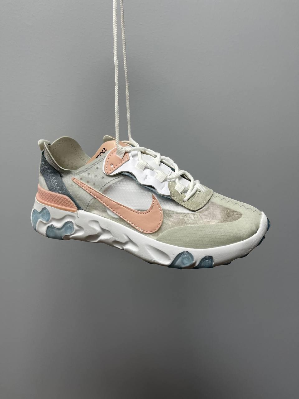 Nike React Element Grey Pink