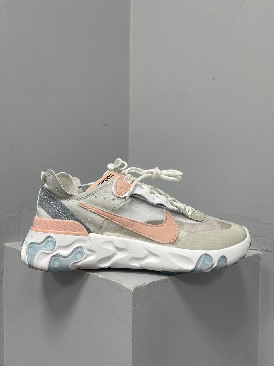 Nike React Element Grey Pink