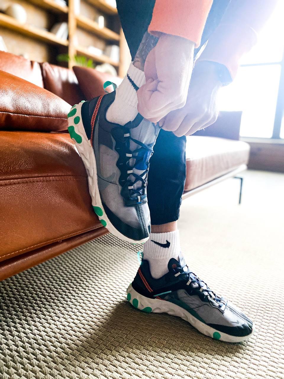 Nike React Element 87 Neptun Green