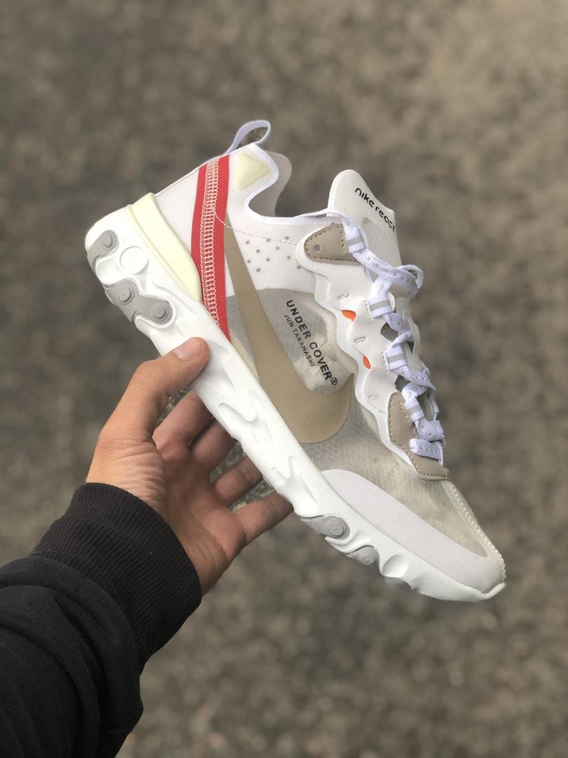 Nike React White Red
