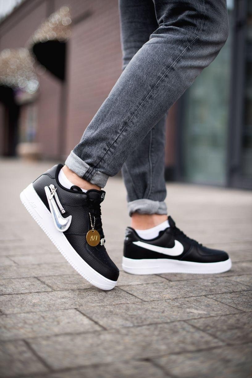 Nike Air Force 1 Black White 7