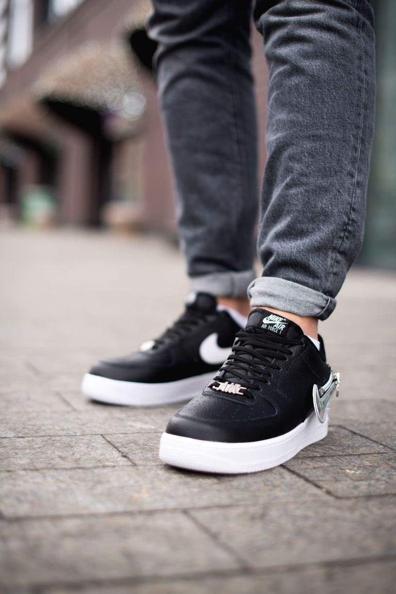 Nike Air Force 1 Black White 7