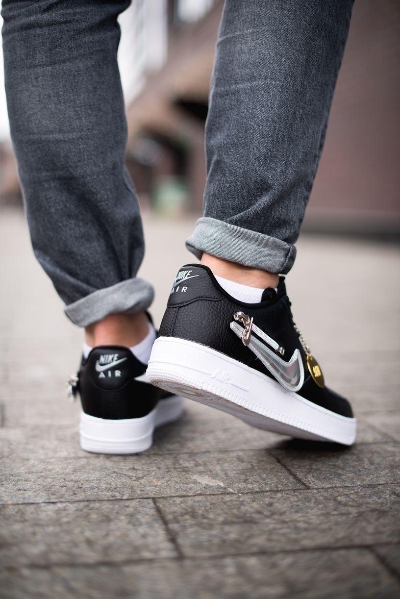 Nike Air Force 1 Black White 7