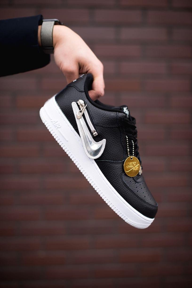 Nike Air Force 1 Black White 7