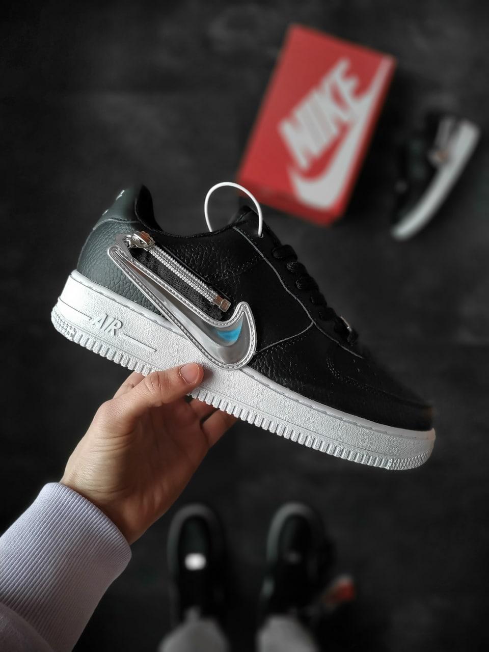 Nike Air Force 1 Black White 7