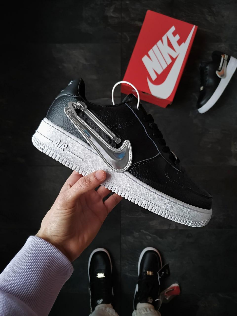 Nike Air Force 1 Black White 7