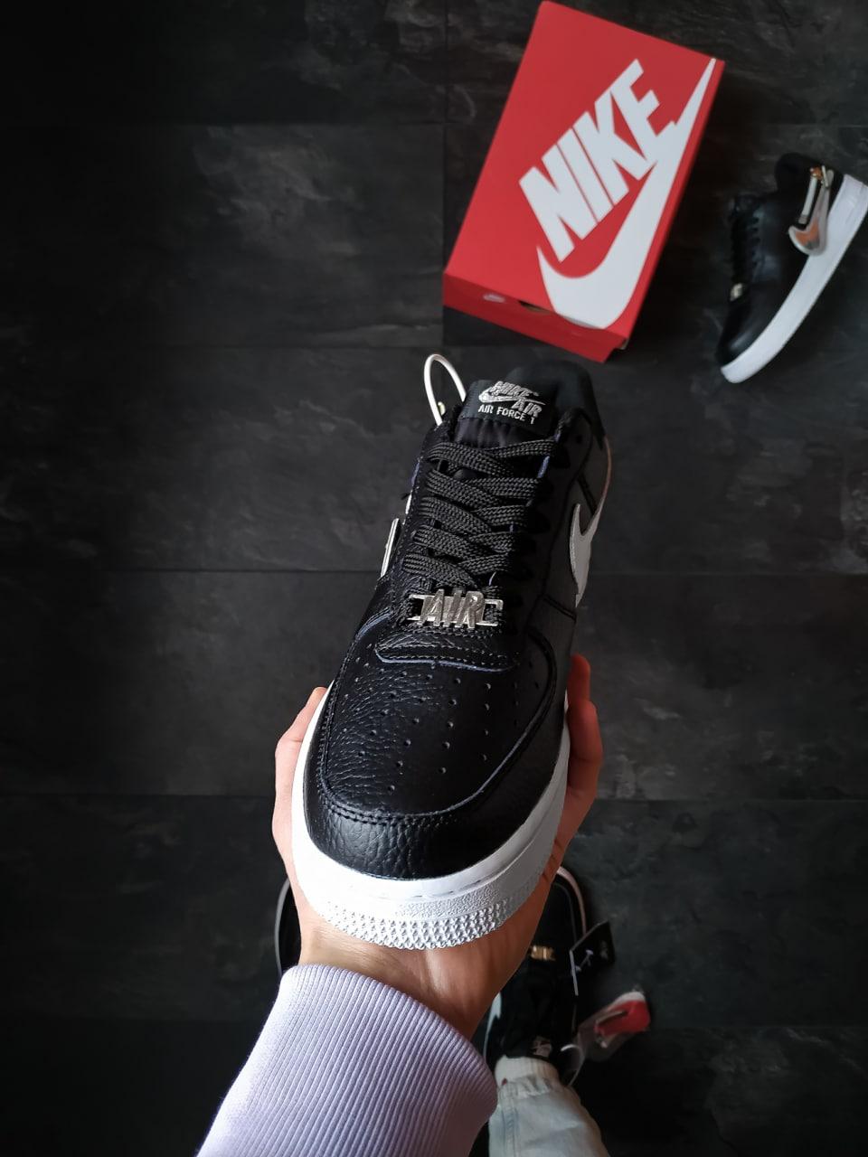 Nike Air Force 1 Black White 7