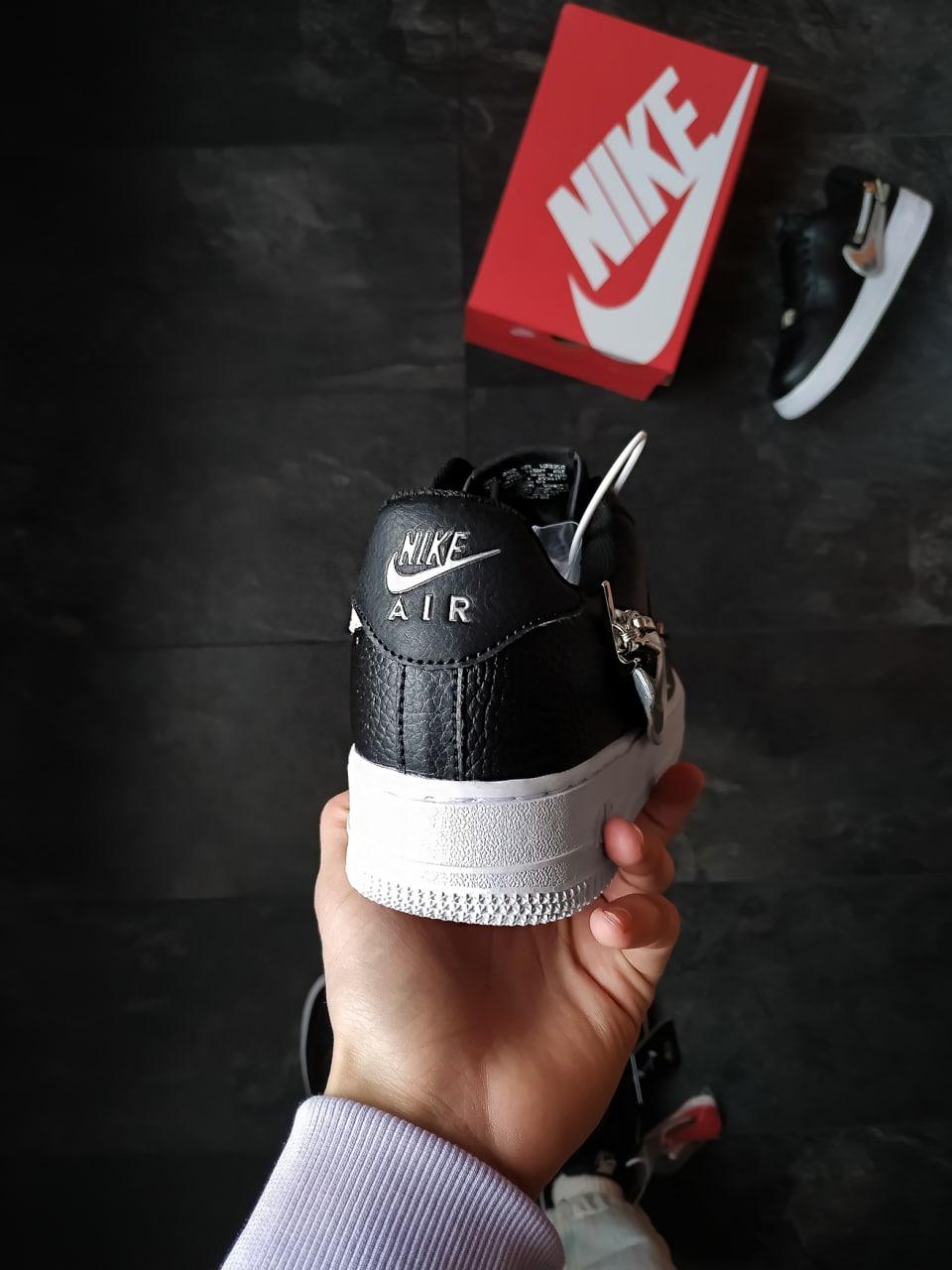 Nike Air Force 1 Black White 7
