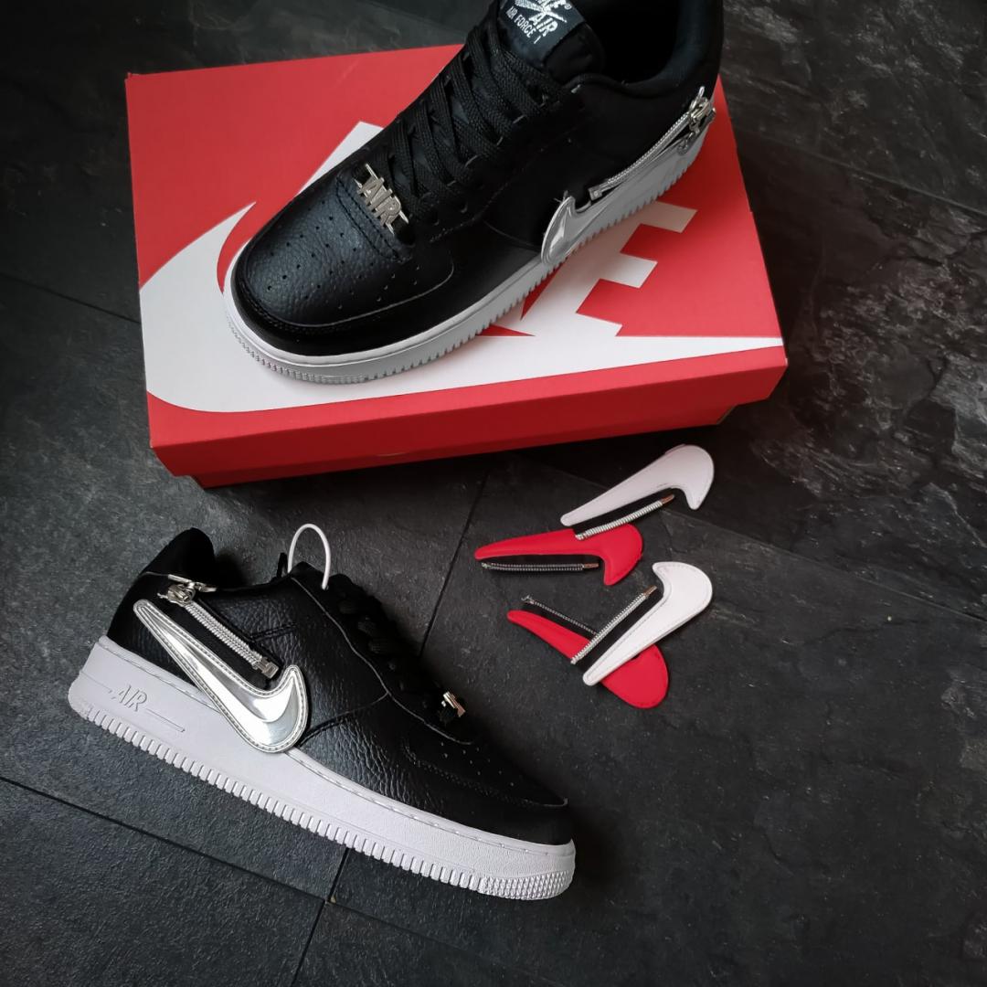 Nike Air Force 1 Black White 7