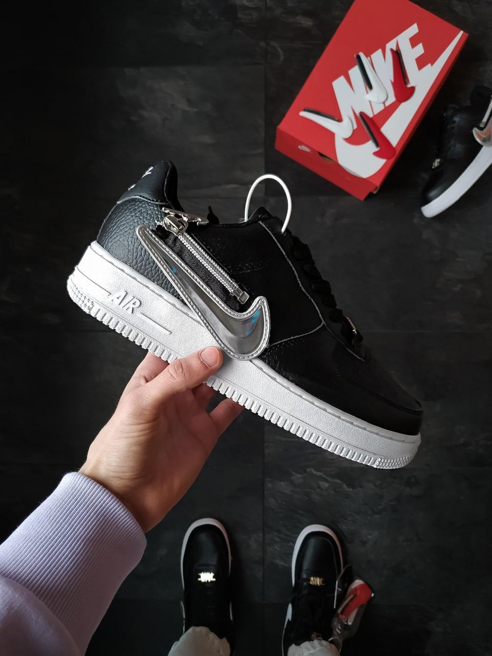 Nike Air Force 1 Black White 7