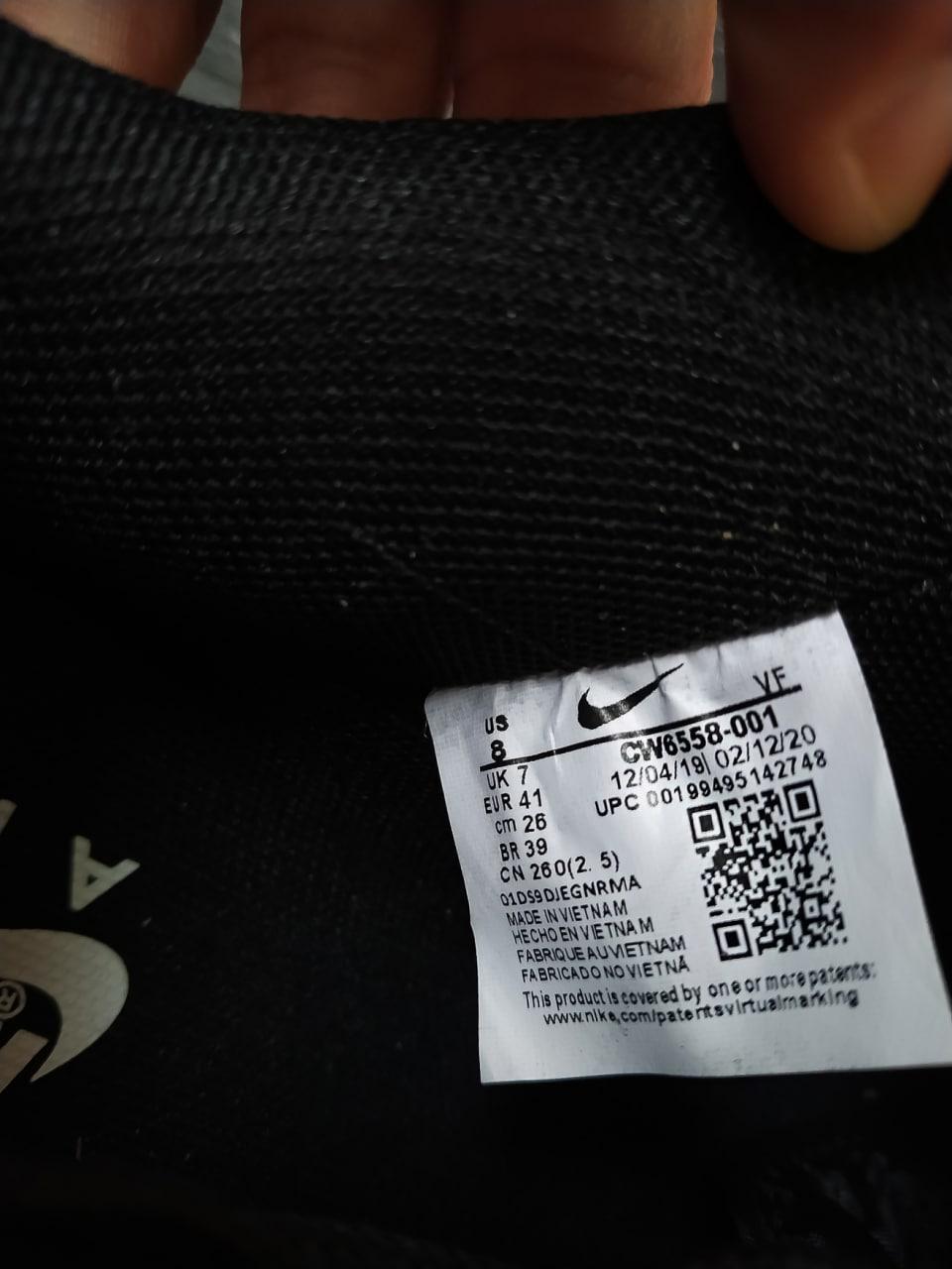 Nike Air Force 1 Black White 7
