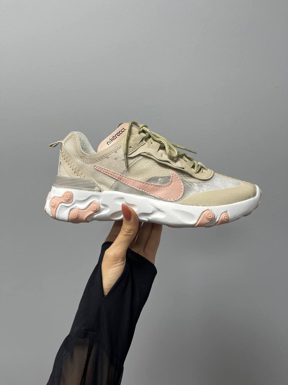 Nike React Element 87 Beige Pink