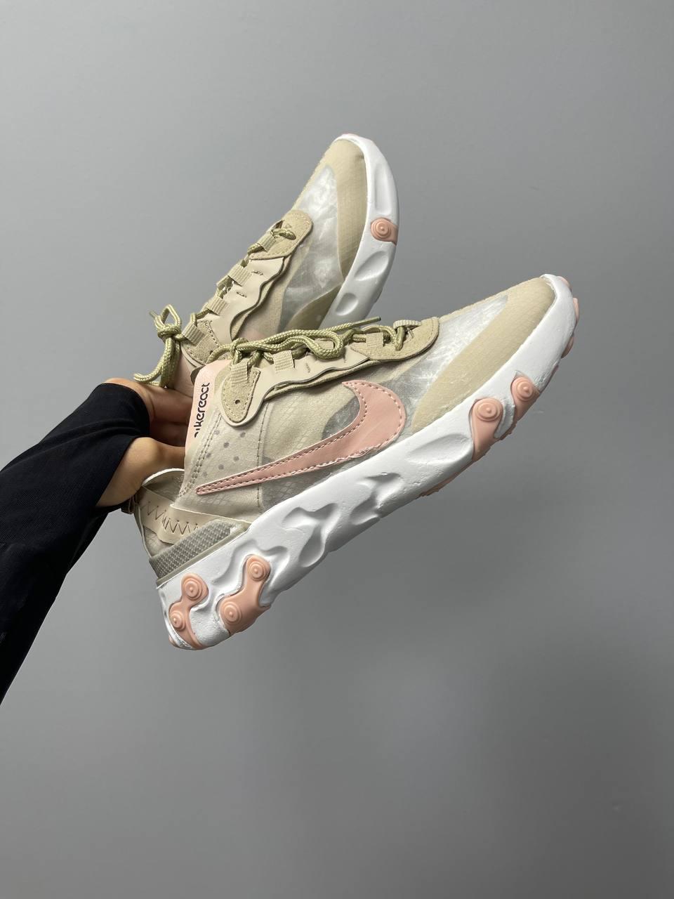 Nike React Element 87 Beige Pink