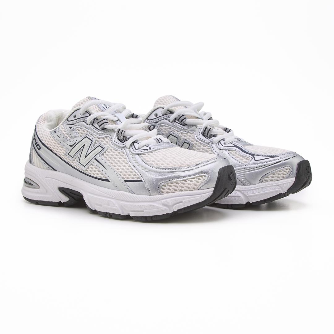 New Balance 740 Silver White Black