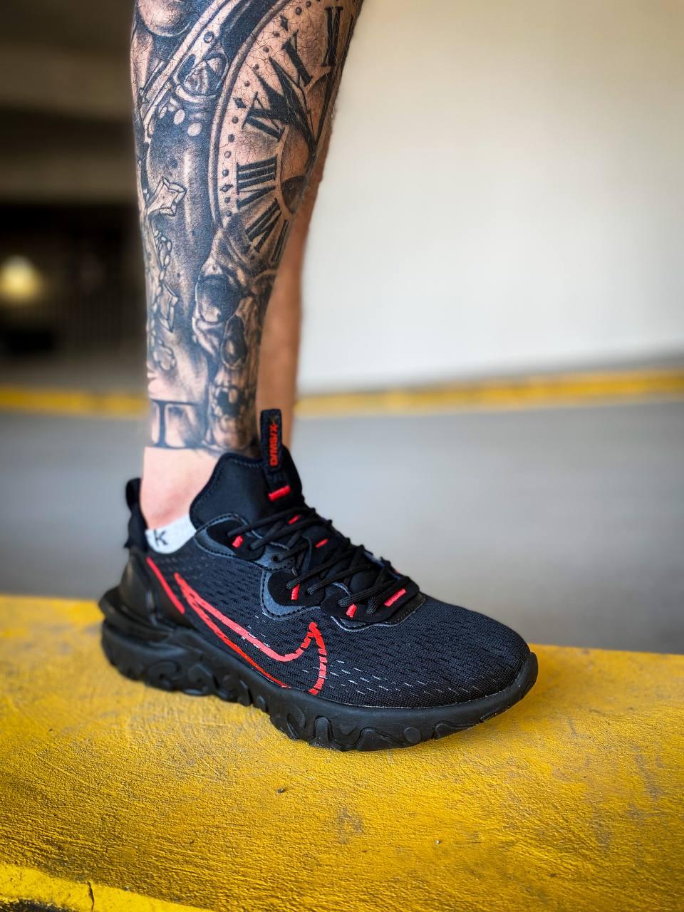 Nike React Vision Black Red