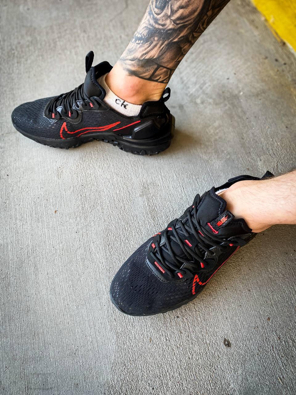 Nike React Vision Black Red