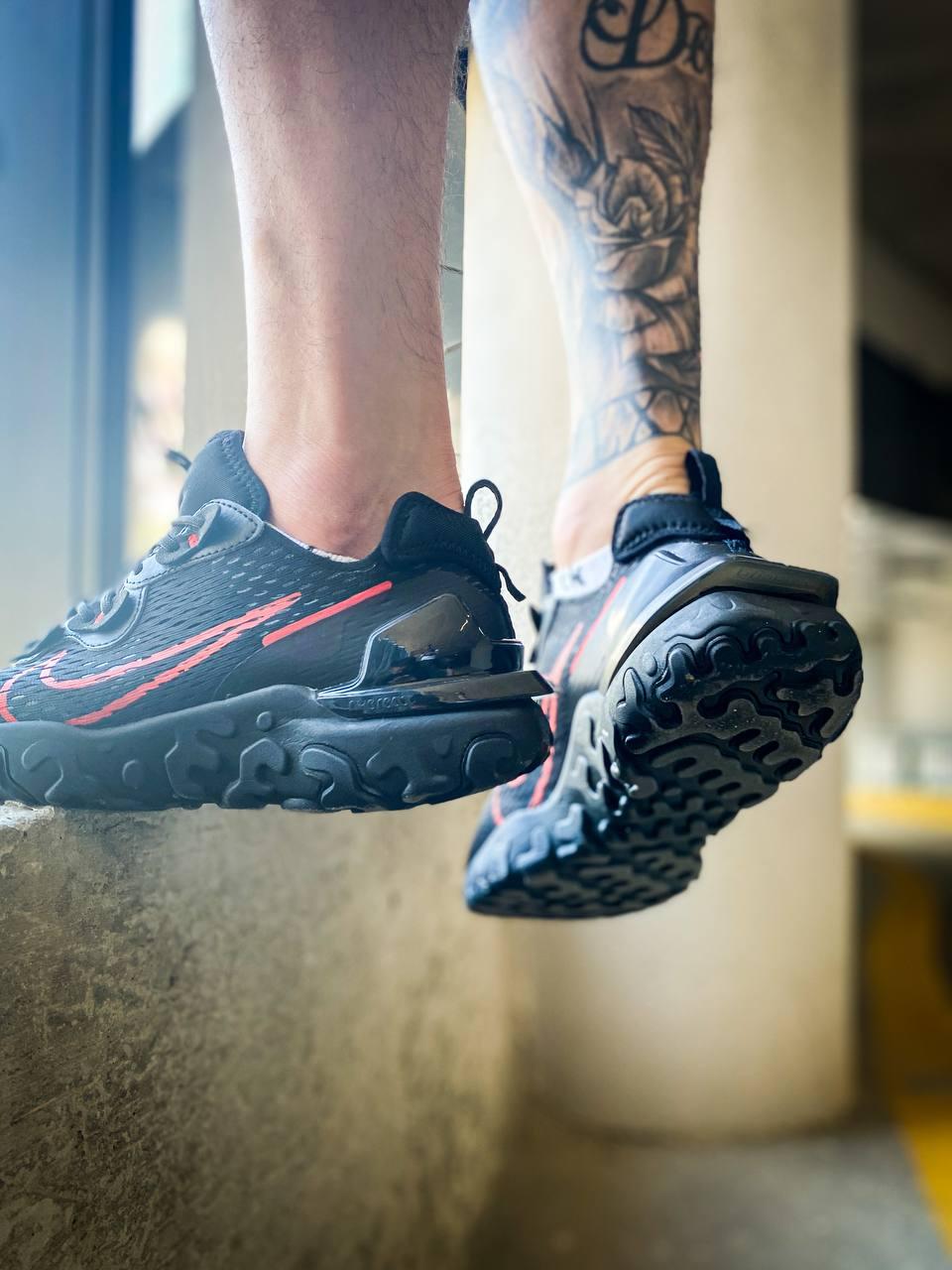 Nike React Vision Black Red