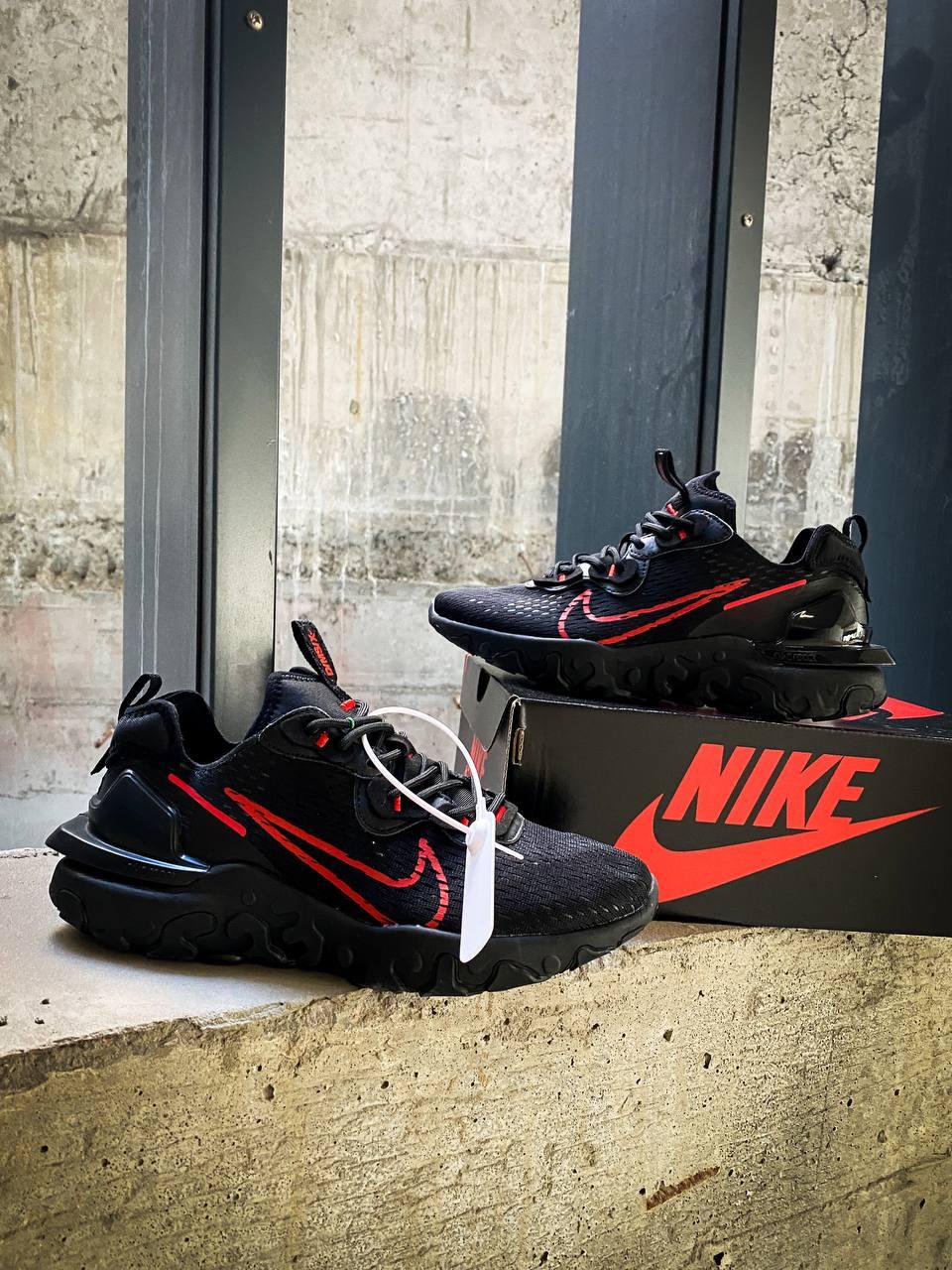 Nike React Vision Black Red