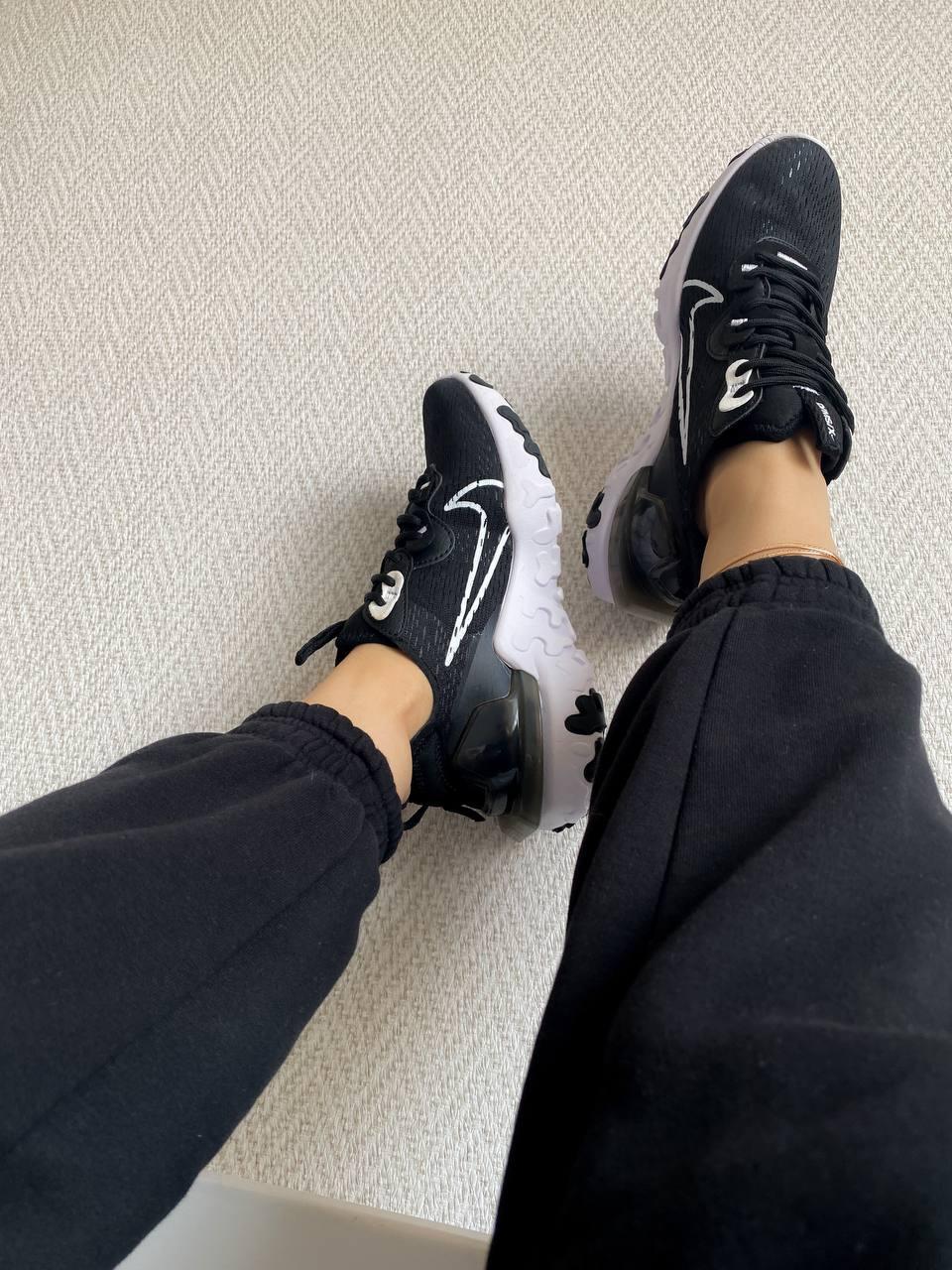 Nike React Vision Black White