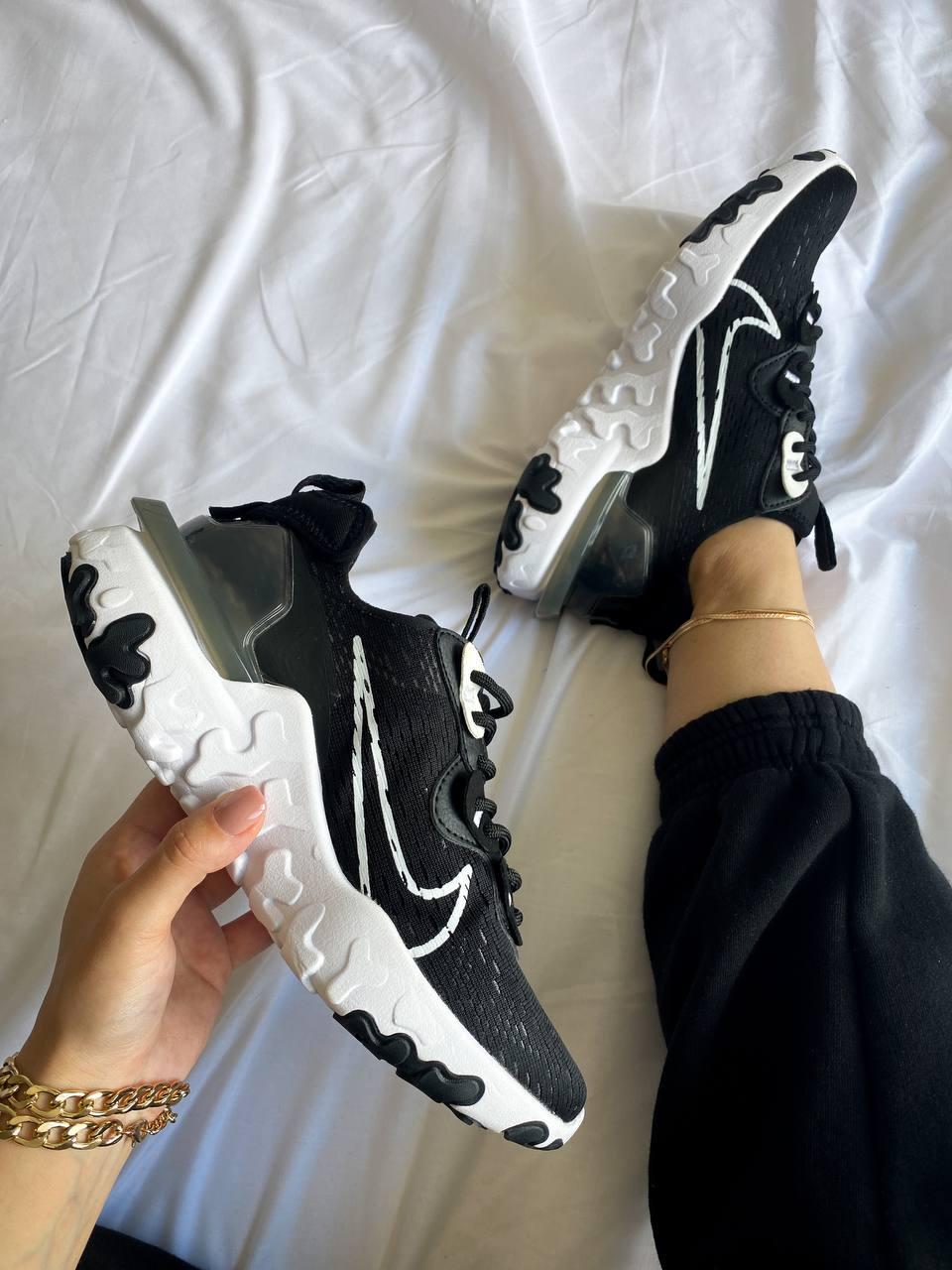 Nike React Vision Black White