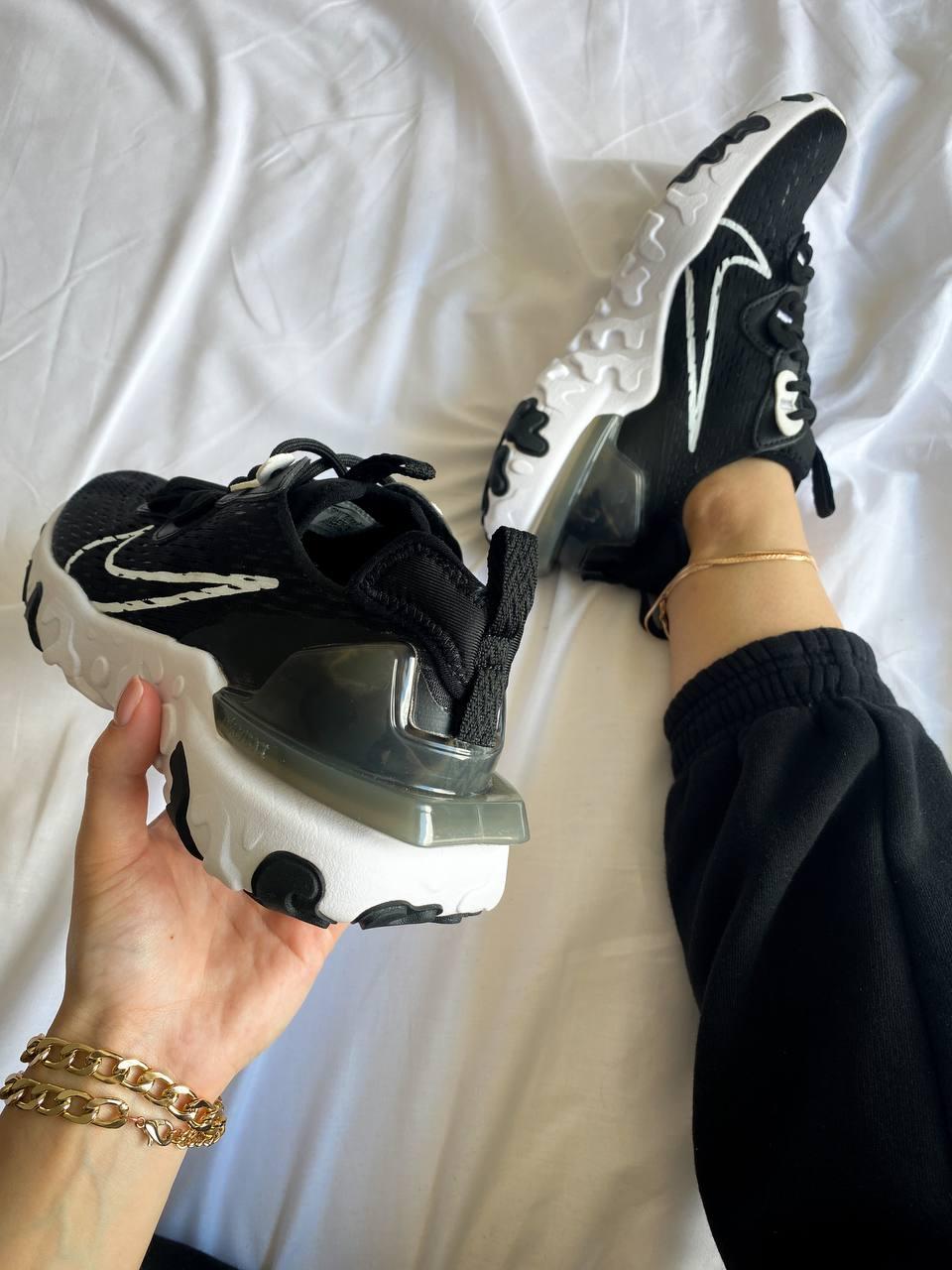 Nike React Vision Black White