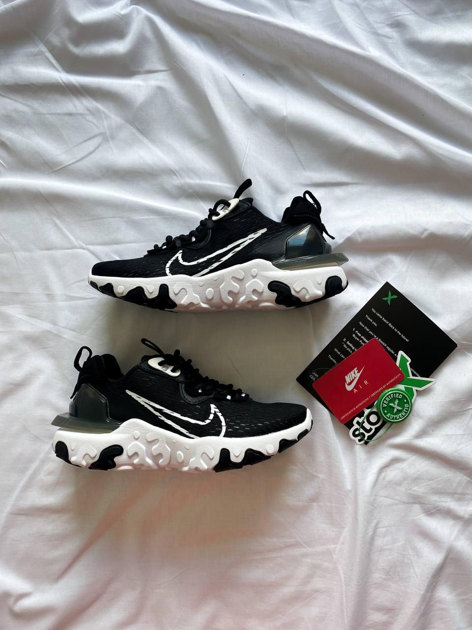 Nike React Vision Black White