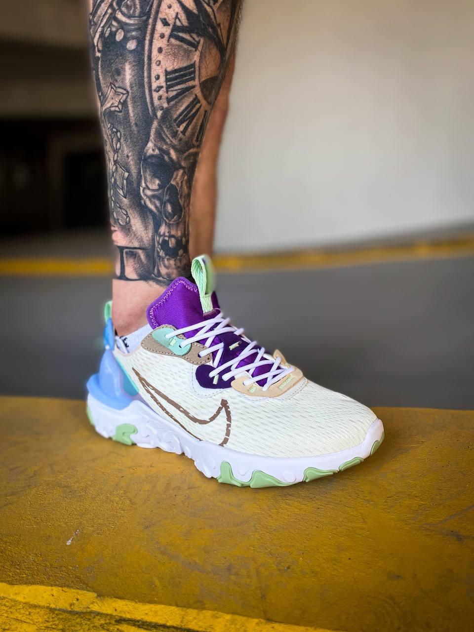 Nike React Vision Beige Blue