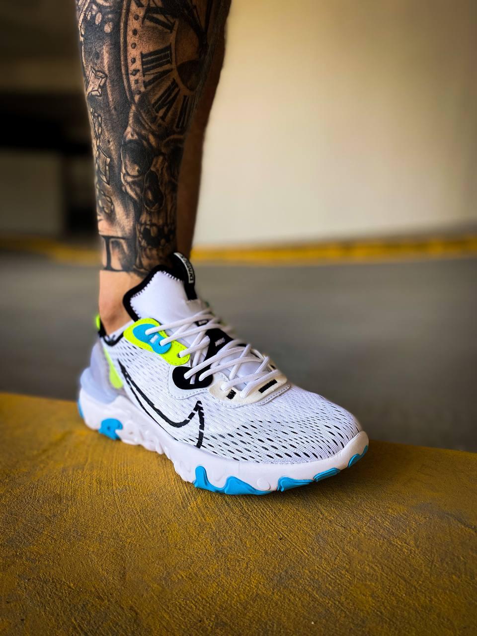 Nike React Vision White Black-Wolt-Blue Fury