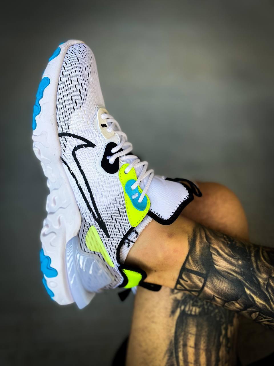 Nike React Vision White Black-Wolt-Blue Fury