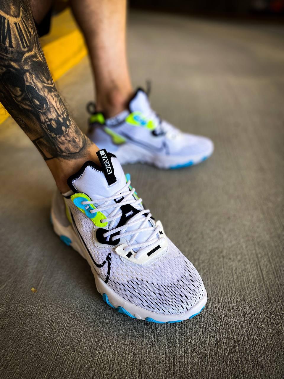 Nike React Vision White Black-Wolt-Blue Fury