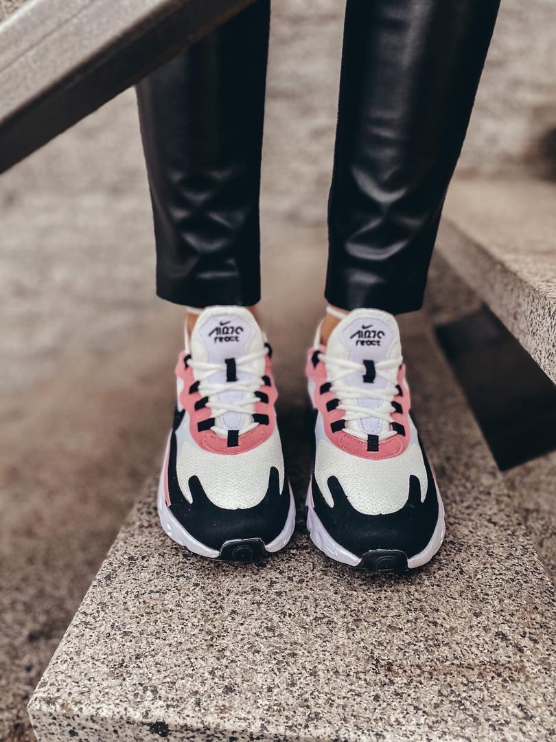Nike React 270 White Black Pink