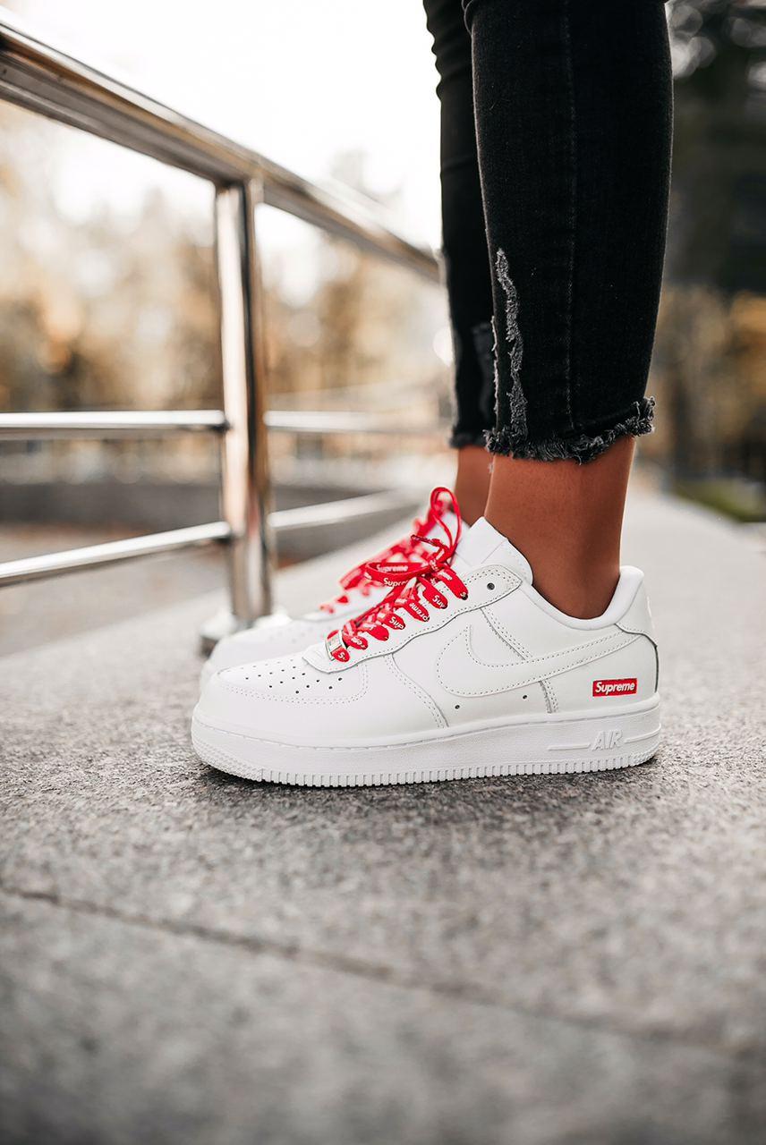 Nike Air Force 1 Supreme White