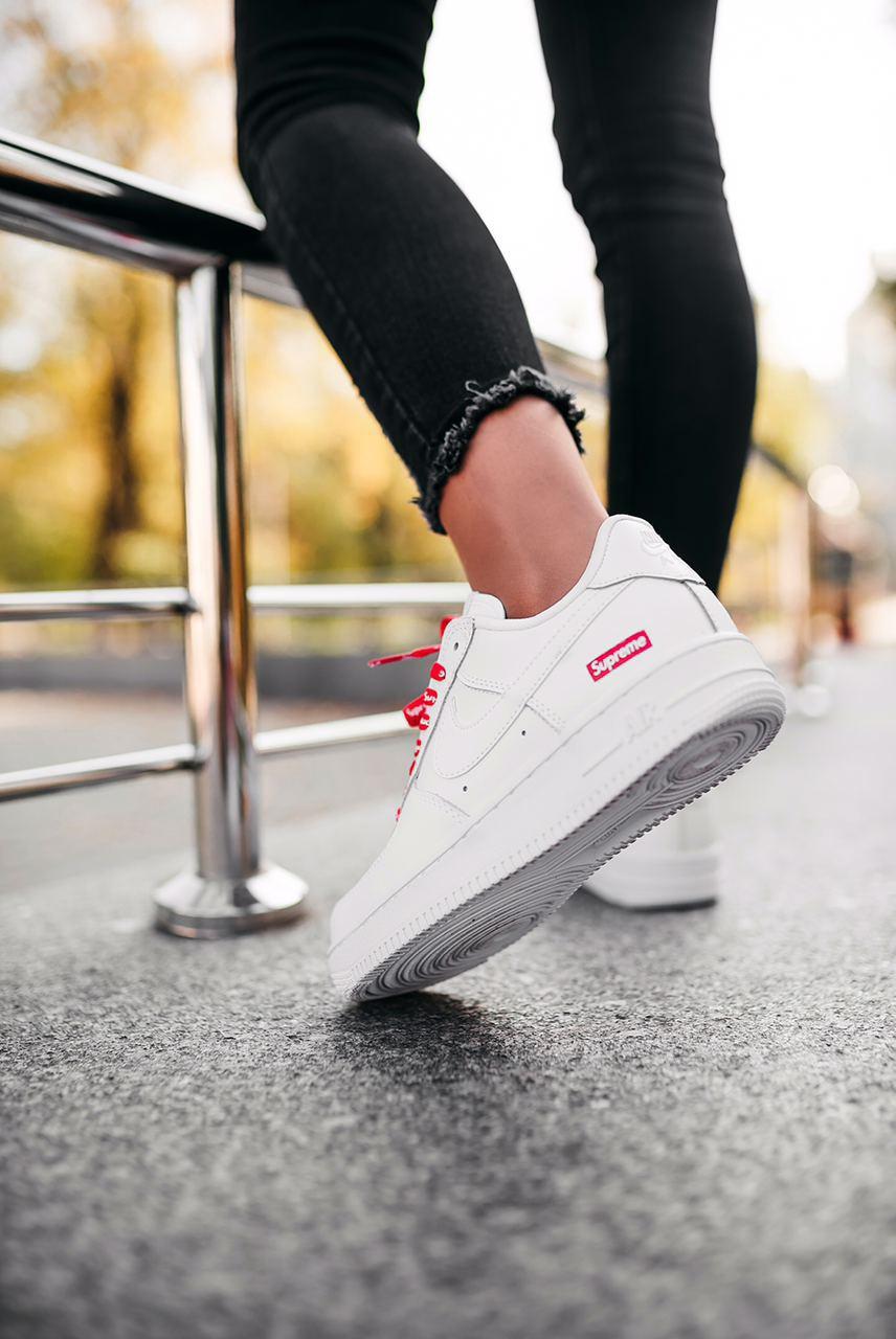 Nike Air Force 1 Supreme White