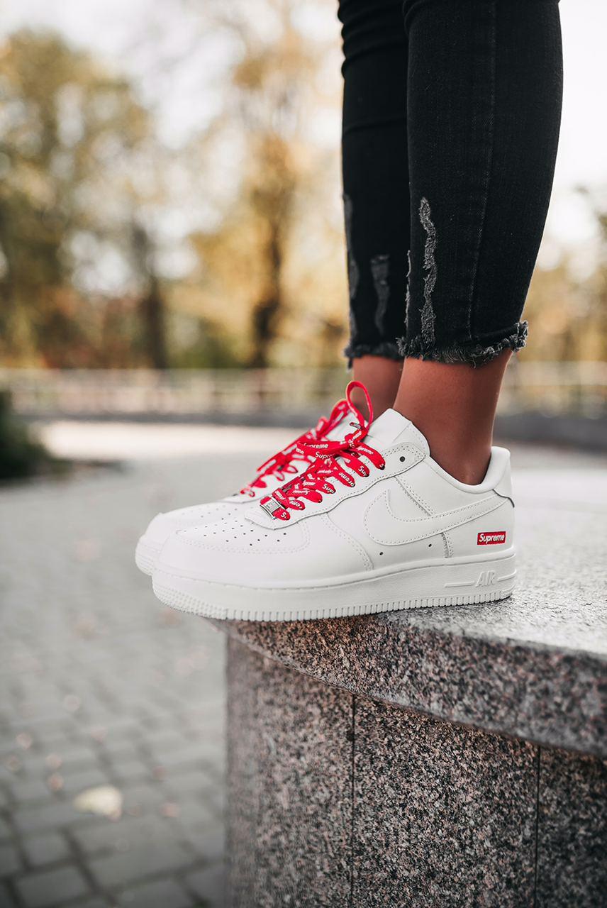 Nike Air Force 1 Supreme White