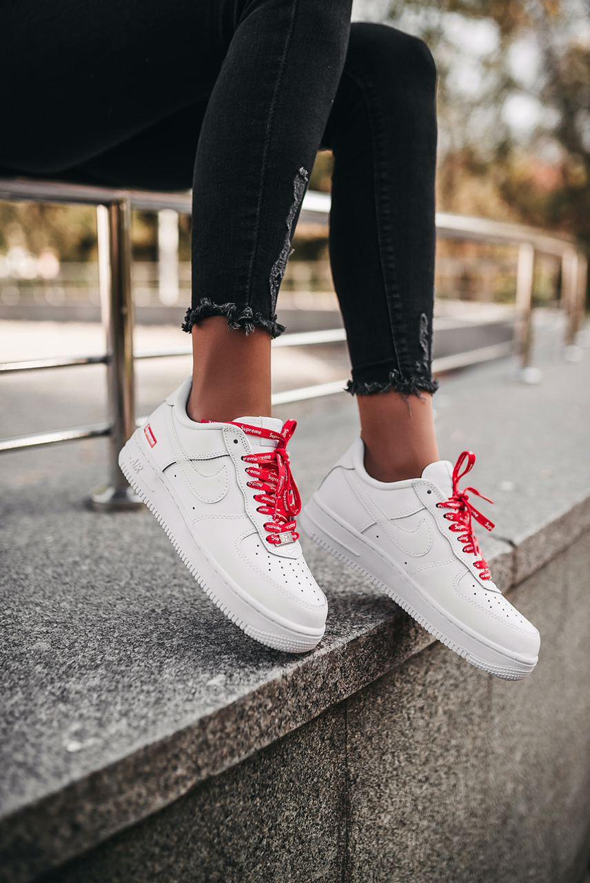 Nike Air Force 1 Supreme White