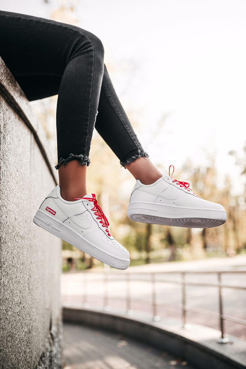 Nike Air Force 1 Supreme White