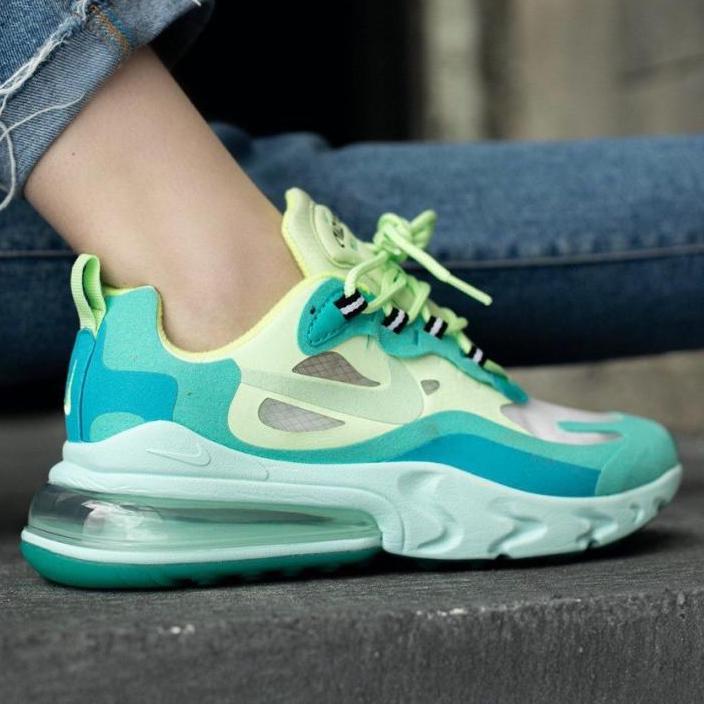 Nike React 270 Mint Yellow White
