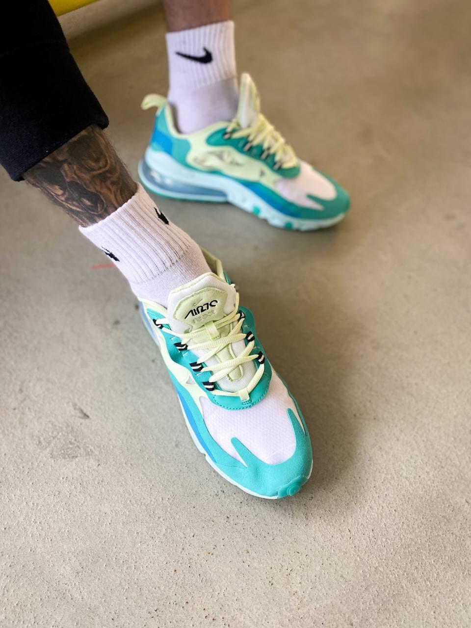 Nike React 270 Mint Yellow White