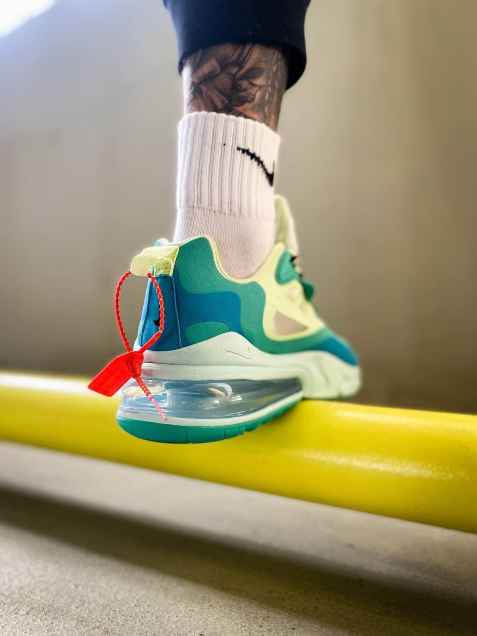 Nike React 270 Mint Yellow White