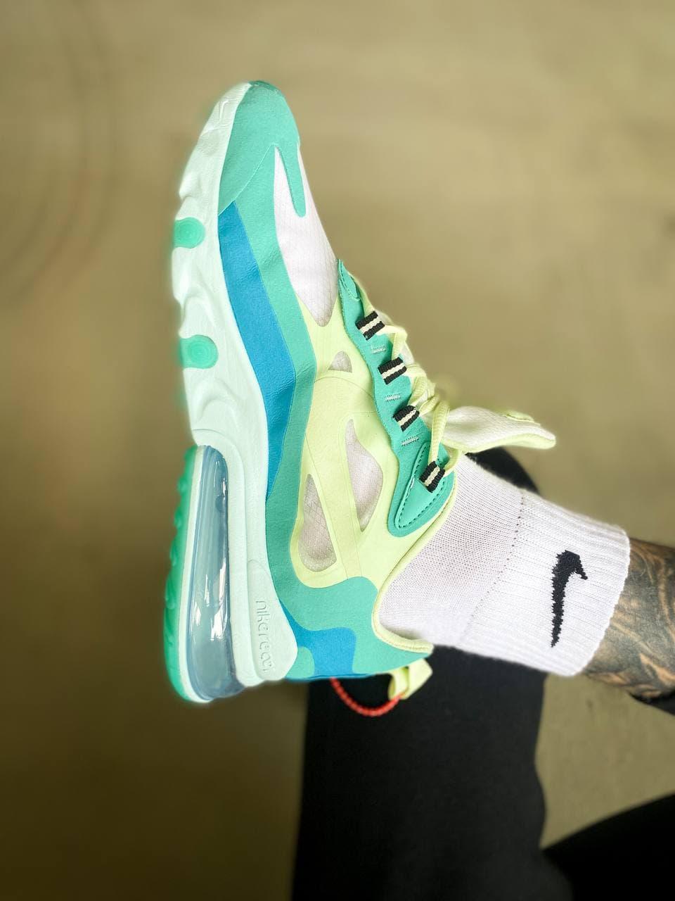 Nike React 270 Mint Yellow White