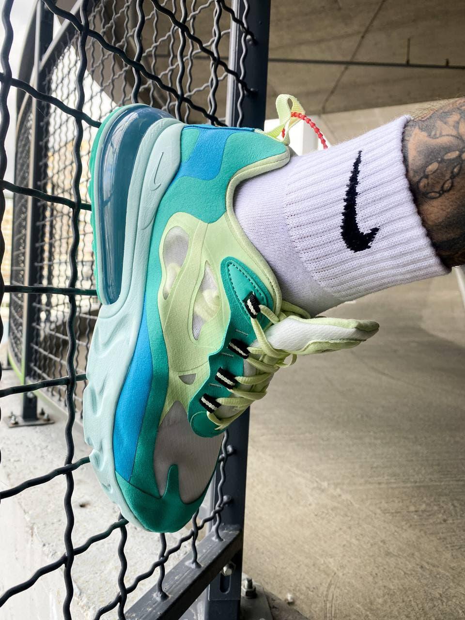 Nike React 270 Mint Yellow White