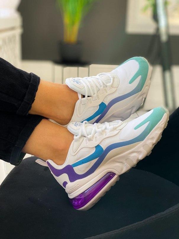 Nike React 270 White Blue