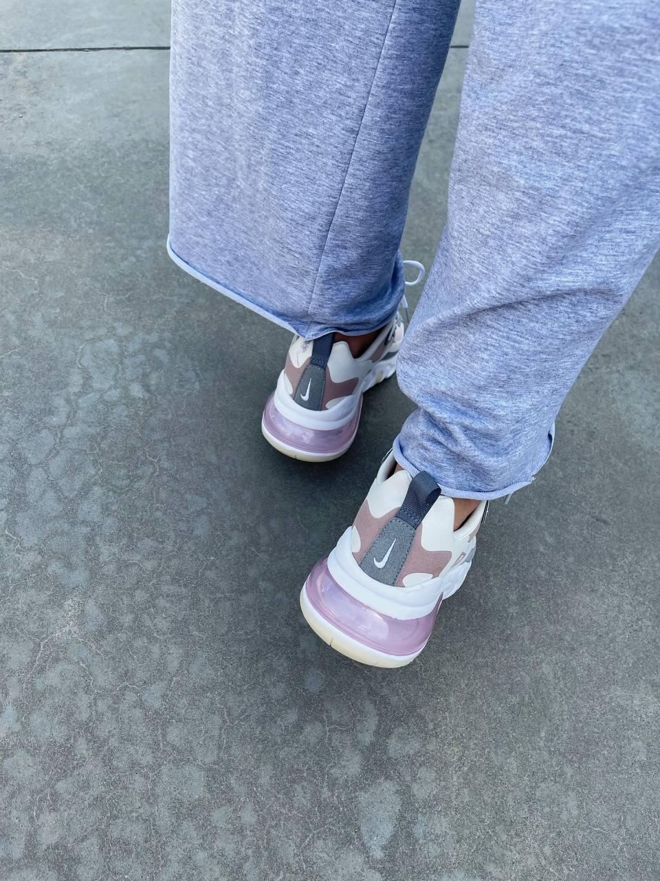 Nike React 270 White Light Pink Grey