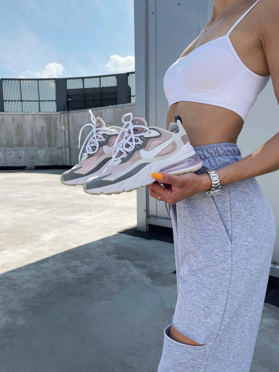 Nike React 270 White Light Pink Grey