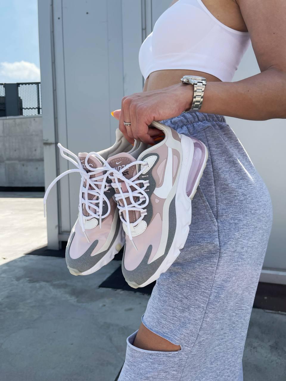 Nike React 270 White Light Pink Grey